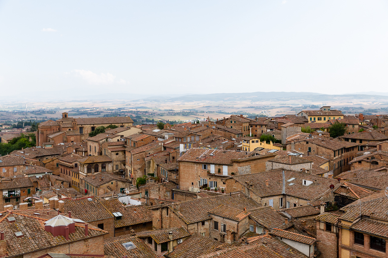 Bild: Siena von oben Toskana Italien