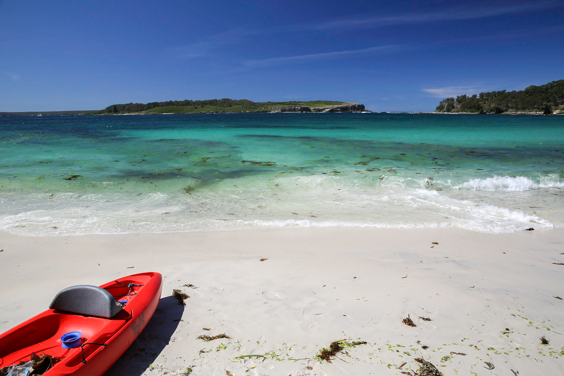 Bild: Strand in Huskisson Jervis Bay Australien