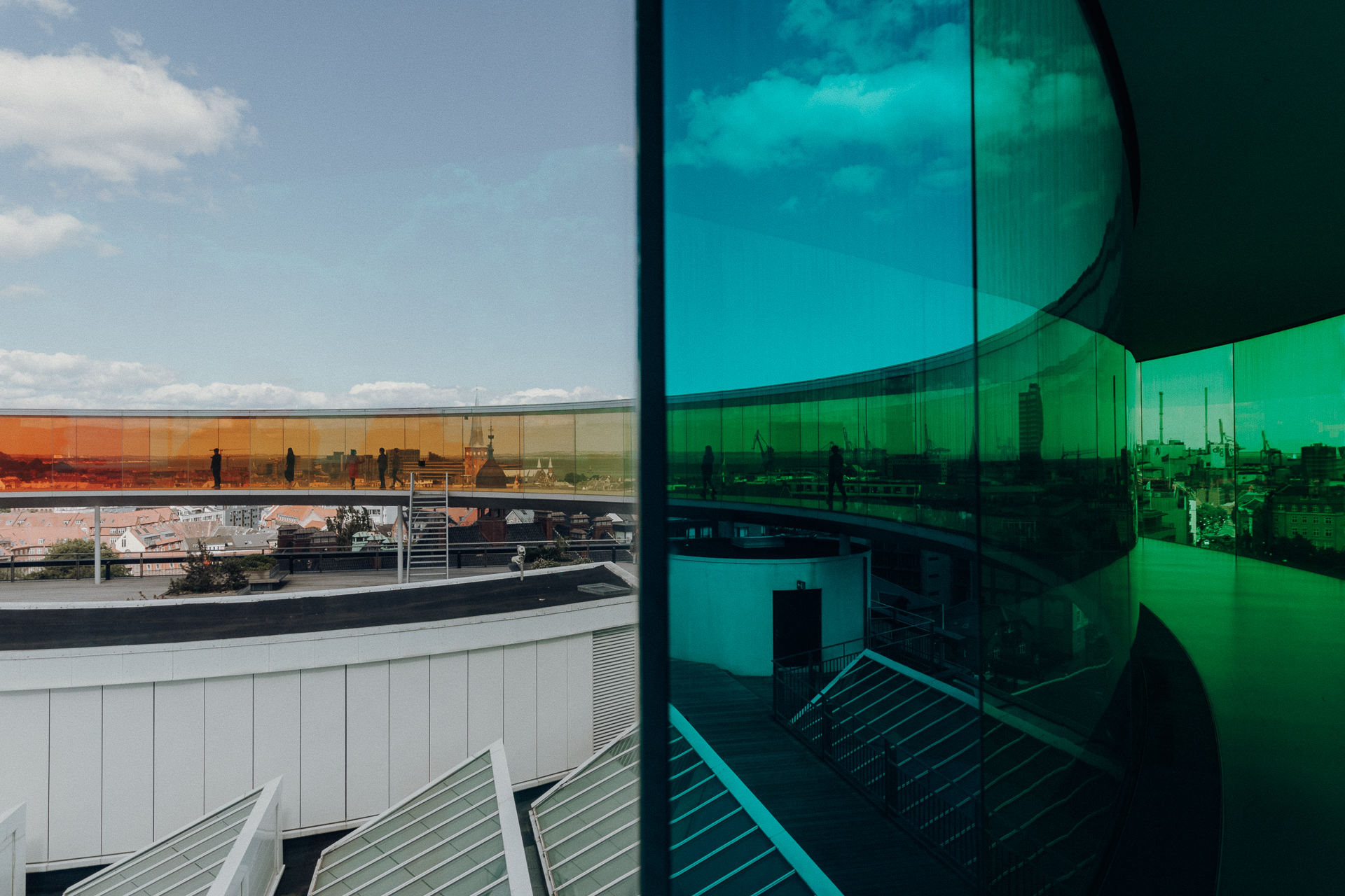 ARoS Kunstmuseum Regenbogen-Panorama in Aarhus