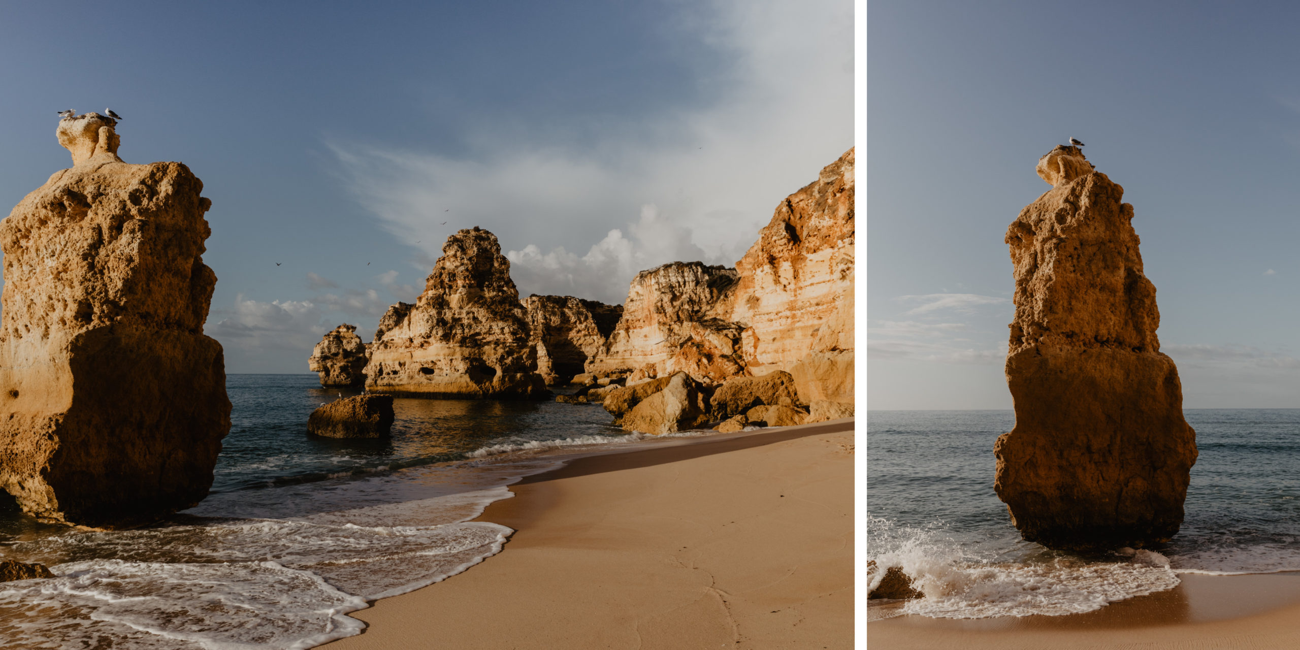 Praia da Marinha ander Algarve in Portugal einer der schönsten Strände Portugals