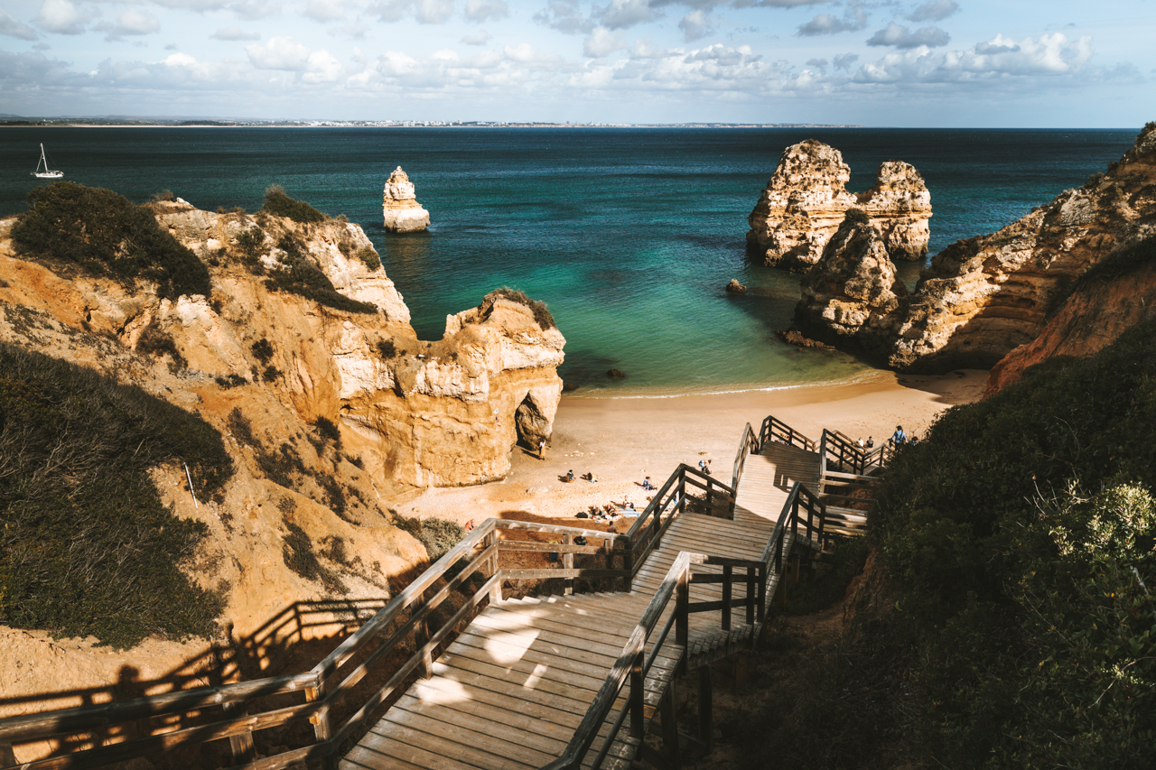 Praia do Camilo & Praia de Dona Ana Traumstrände an der Algarve in Portugal